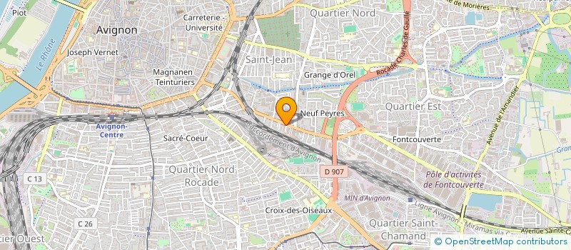 localisation de l'entreprise MCMINELAB  AVIGNON