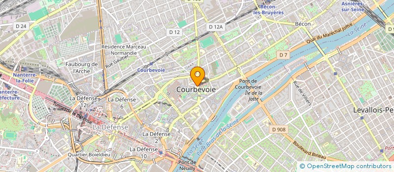 localisation de l'entreprise MCMJ 99 à COURBEVOIE