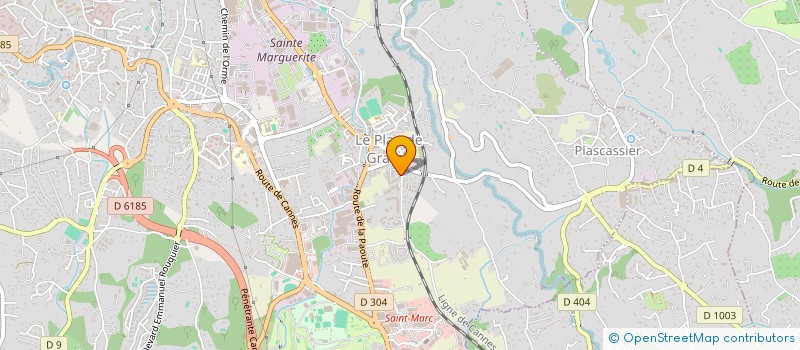 localisation de l'entreprise MCML  GRASSE