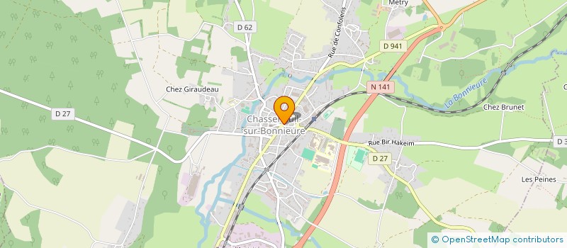localisation de l'entreprise MCMP à CHASSENEUIL-SUR-BONNIEURE