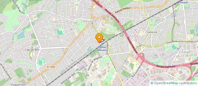 localisation de l'entreprise MCN  PESSAC