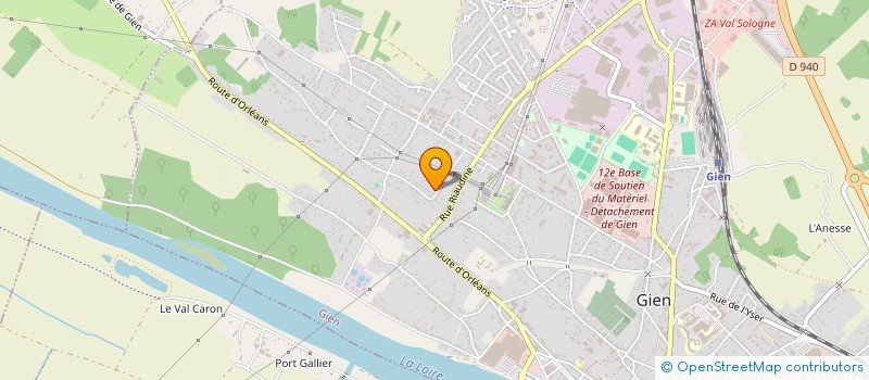 localisation de l'entreprise MCN MENAGE PROFESSIONNEL à GIEN