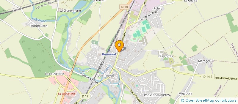 localisation de l'entreprise MCN TECH  BONNEVAL