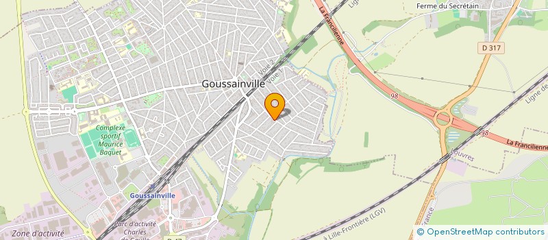 localisation de l'entreprise MCN TRANS à GOUSSAINVILLE