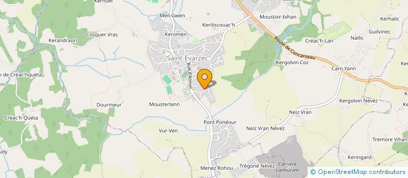 localisation de l'entreprise MCN TY FOUEN  SAINT-EVARZEC