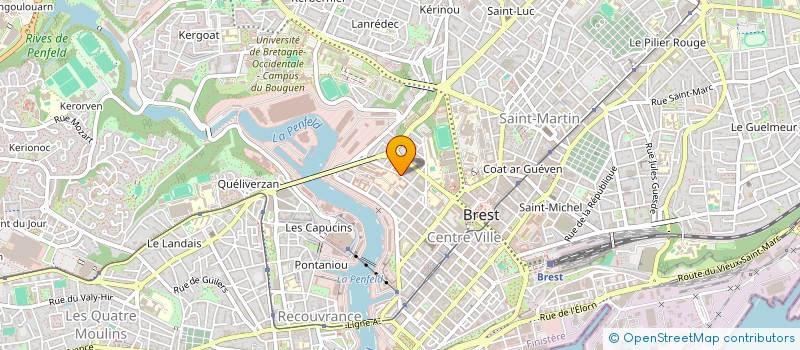 localisation de l'entreprise MCO  BREST