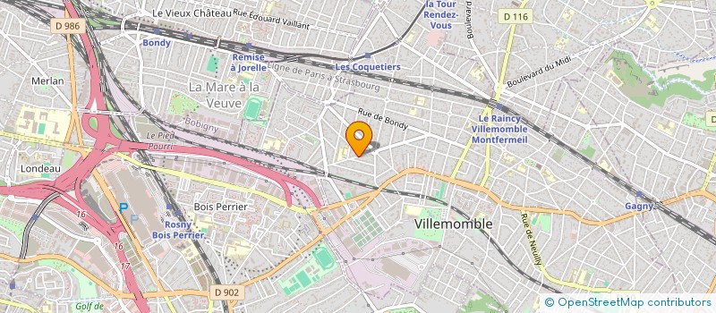 localisation de l'entreprise MCO à VILLEMOMBLE