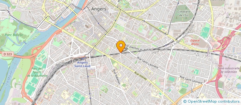 localisation de l'entreprise MCO EVENEMENT  ANGERS