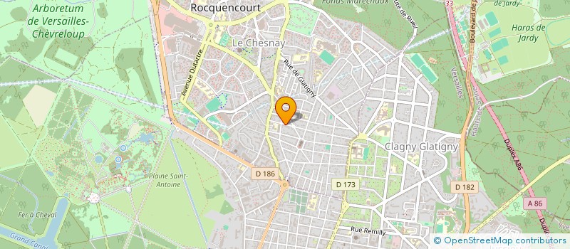 localisation de l'entreprise MCO EXECUTIVE  LE CHESNAY-ROCQUENCOURT