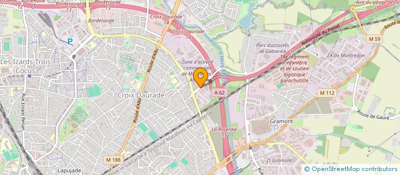 localisation de l'entreprise MCO TRANSPORT  TOULOUSE