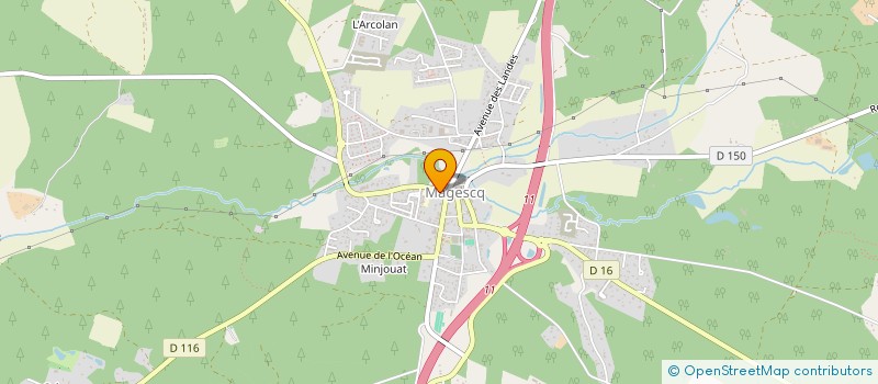 localisation de l'entreprise MCOIFF'N  MAGESCQ