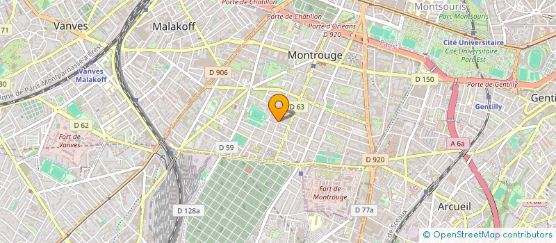 localisation de l'entreprise MCOMAR SC  MONTROUGE