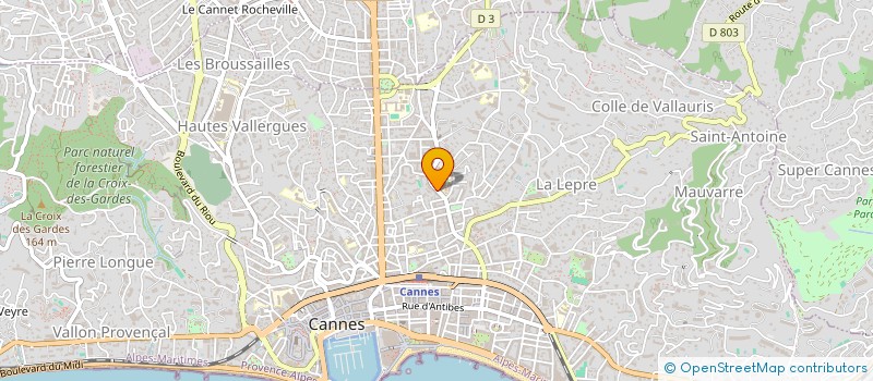 localisation de l'entreprise MCOMM  CANNES