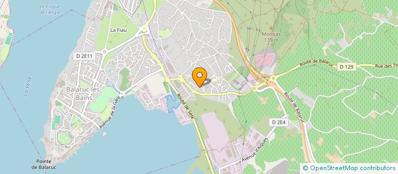 localisation de l'entreprise MCOMPAGNIE  BALARUC-LES-BAINS