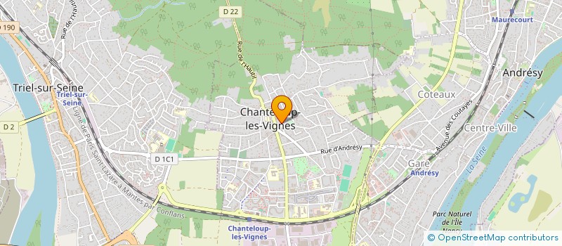 localisation de l'entreprise MCONSULTING  CHANTELOUP-LES-VIGNES