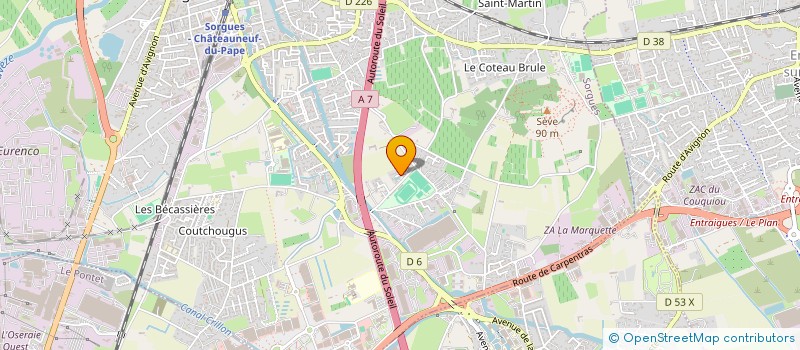 localisation de l'entreprise MCP 84  SORGUES