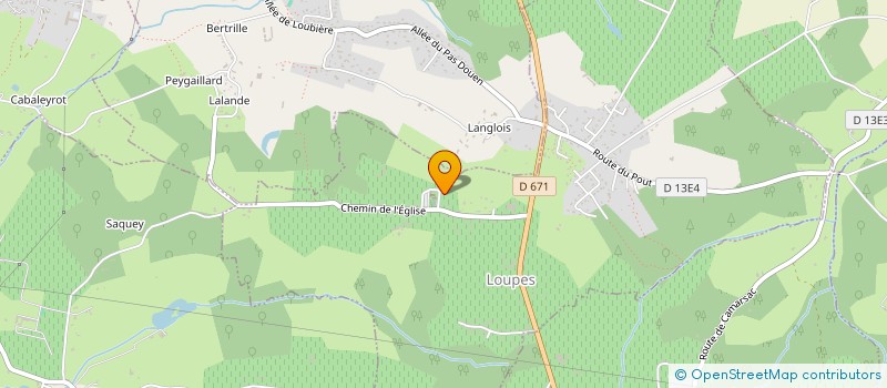 localisation de l'entreprise MCP  LOUPES