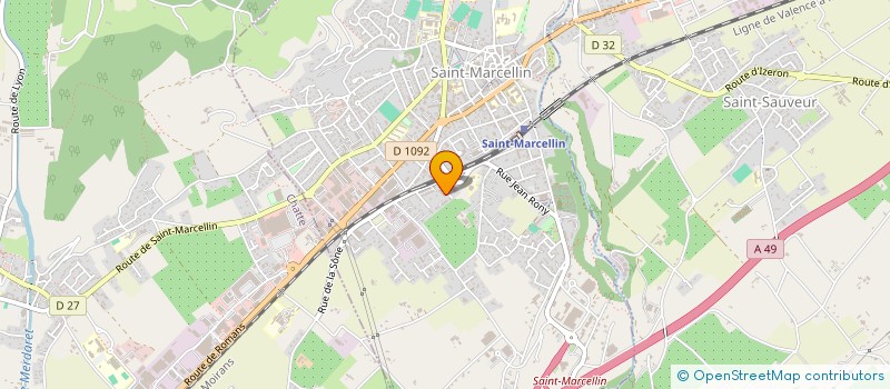 localisation de l'entreprise MCP  SAINT-MARCELLIN