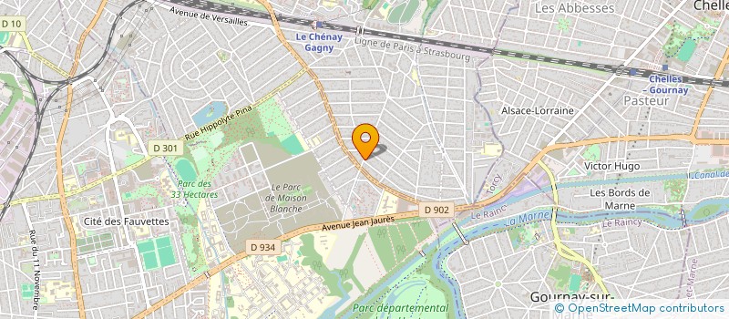 localisation de l'entreprise MCP BAT à GAGNY