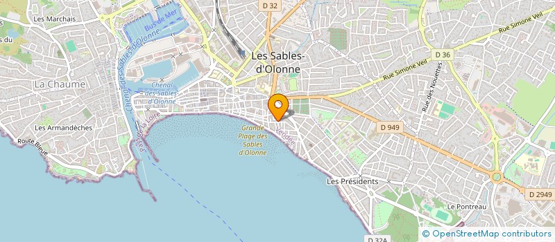 localisation de l'entreprise MCP.BLB à LES SABLES D'OLONNE