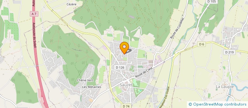 localisation de l'entreprise MCP COLIBRI à MONTELIMAR