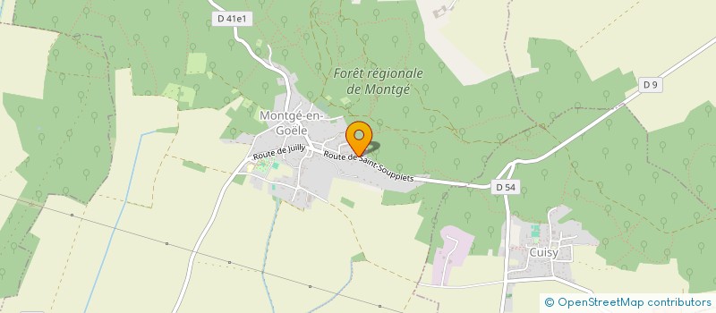 localisation de l'entreprise MCP CREATION  MONTGE-EN-GOELE