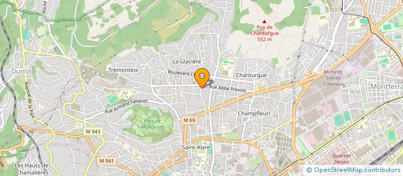 localisation de l'entreprise MCP DECOMAT PLUSN à CLERMONT-FERRAND