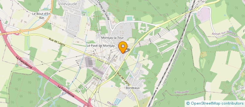 localisation de l'entreprise MCP DEPANNAGE à VILLEVAUDE
