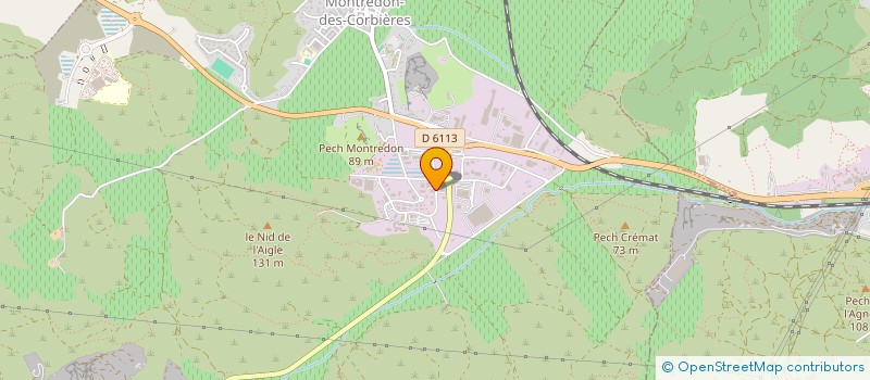 localisation de l'entreprise MCP FIDEC  MONTREDON-DES-CORBIERES