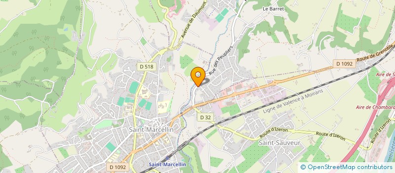 localisation de l'entreprise MCP FORMATIONS  SAINT-VERAND