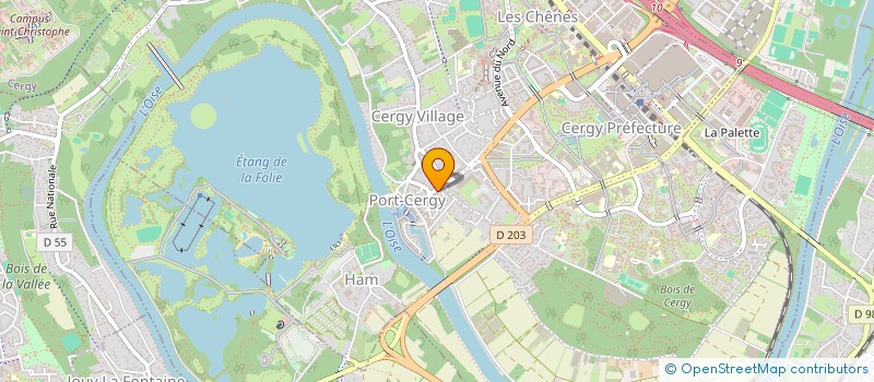 localisation de l'entreprise MCP IMMOBILIER à CERGY