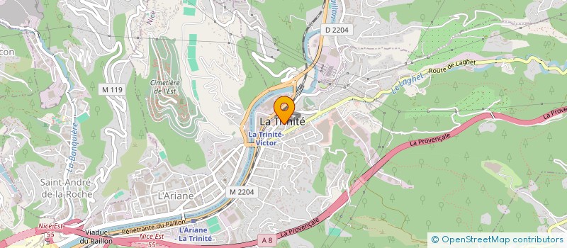 localisation de l'entreprise MCP INFO à LA TRINITE
