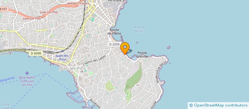 localisation de l'entreprise MCP MARINE SAS  ANTIBES