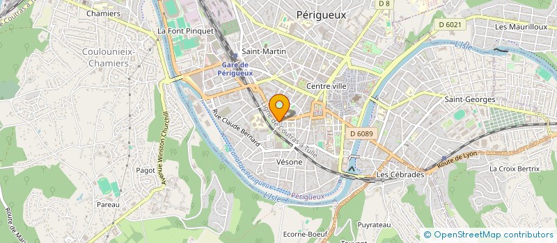 localisation de l'entreprise MCP MECHAILLON à PERIGUEUX