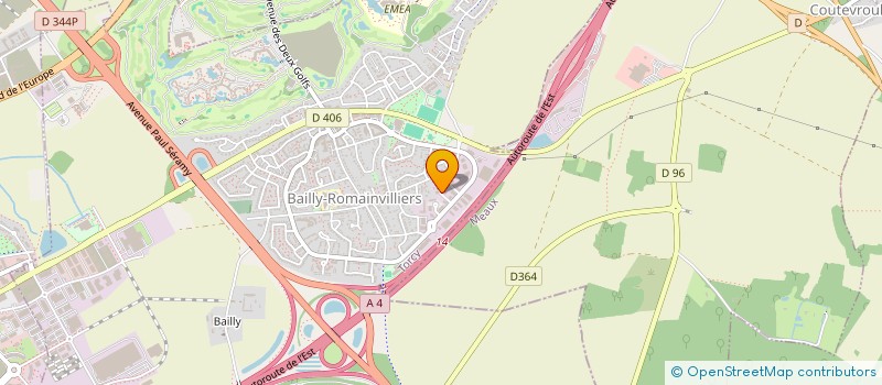 localisation de l'entreprise MCP MOBILITY CORPORATE PERSONAL  BAILLY-ROMAINVILLIERS