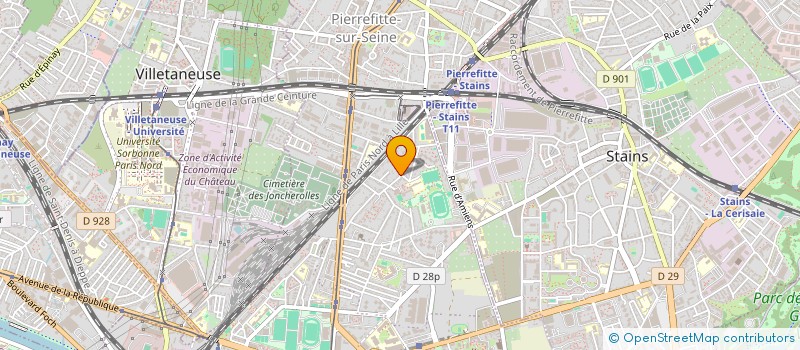 localisation de l'entreprise MCP PROS à PIERREFITTE-SUR-SEINE