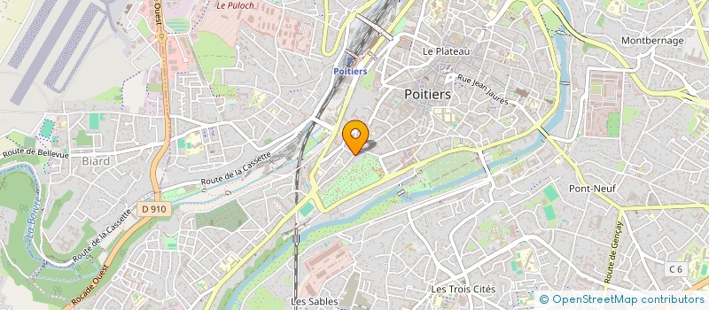 localisation de l'entreprise MCP SARL à POITIERS