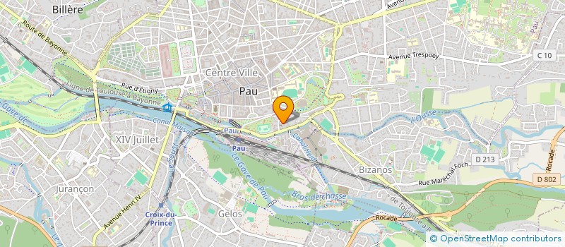 localisation de l'entreprise MCP SERVICES à PAU