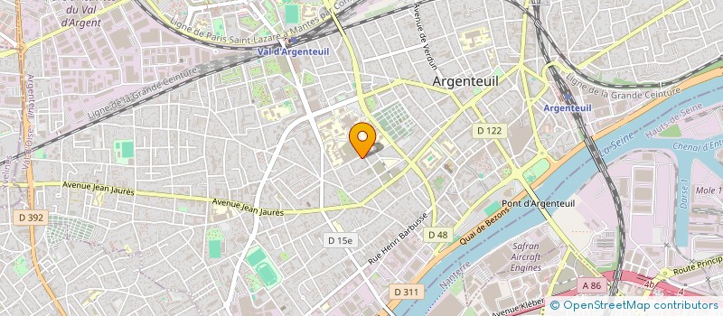 localisation de l'entreprise MCP SERVICES à ARGENTEUIL