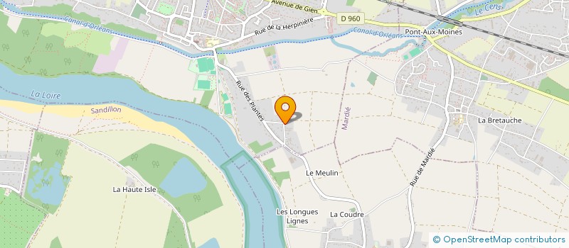 localisation de l'entreprise MCP45  CHECY
