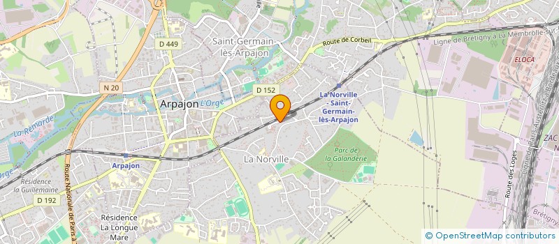 localisation de l'entreprise MCPEARS ASSOCIATION  LA NORVILLE