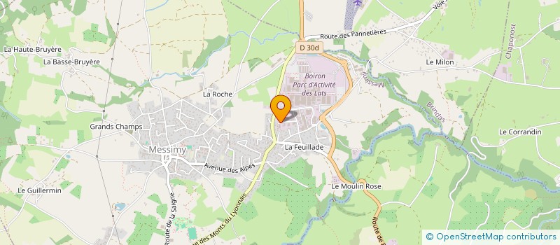 localisation de l'entreprise MCPG  MESSIMY