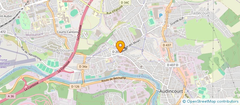 localisation de l'entreprise MCPH à EXINCOURT