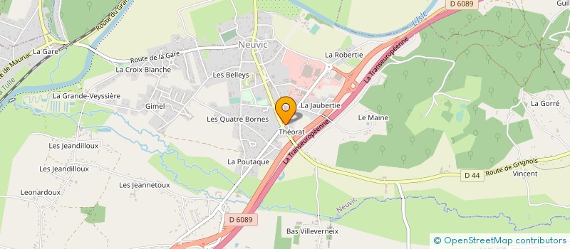 localisation de l'entreprise MCPI  NEUVIC