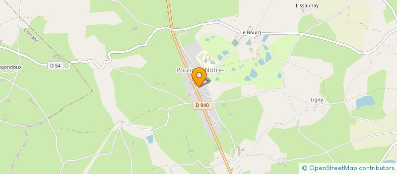 localisation de l'entreprise MCPJT à POULIGNY-NOTRE-DAME