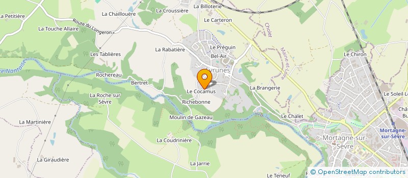 localisation de l'entreprise MCPM à MORTAGNE-SUR-SEVRE