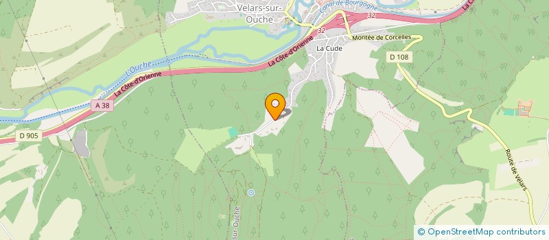 localisation de l'entreprise MCPM  VELARS-SUR-OUCHE