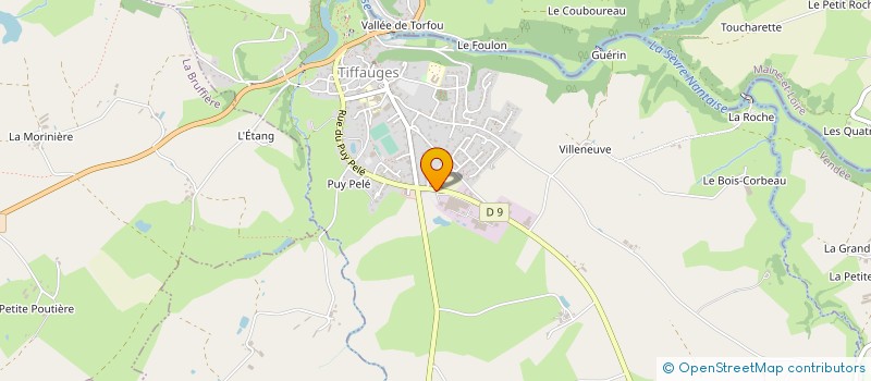 localisation de l'entreprise MCPP FRANCE à TIFFAUGES