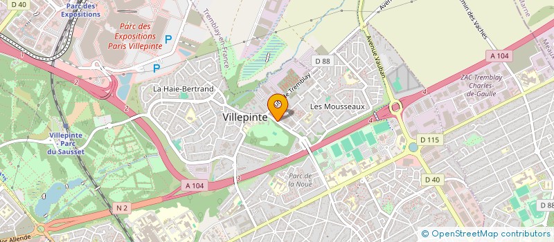localisation de l'entreprise MCPR  VILLEPINTE