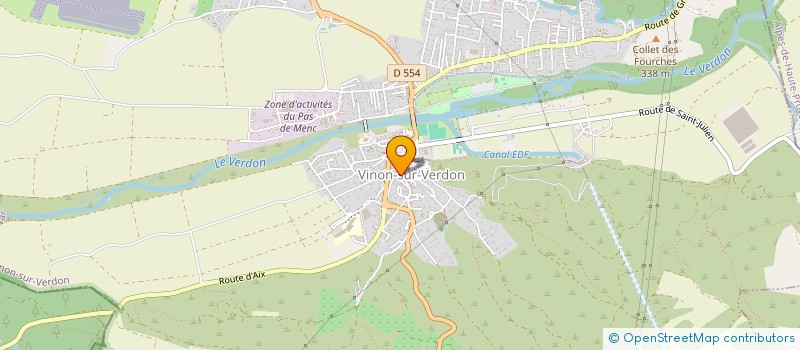 localisation de l'entreprise MCPS  VINON-SUR-VERDON